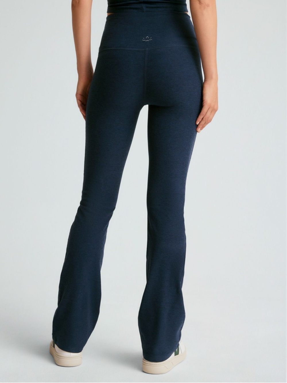 Beyond Yoga Dark Navy High-Waist Flare Leggings